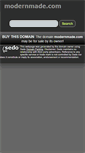 Mobile Screenshot of modernmade.com