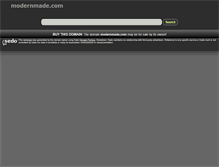 Tablet Screenshot of modernmade.com